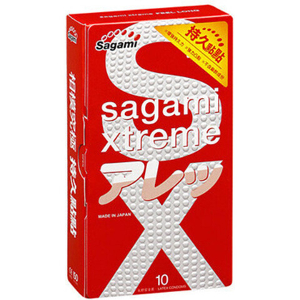 Презервативы Sagami Xtreme Feel Long латексные, ультрапрочные 10шт.