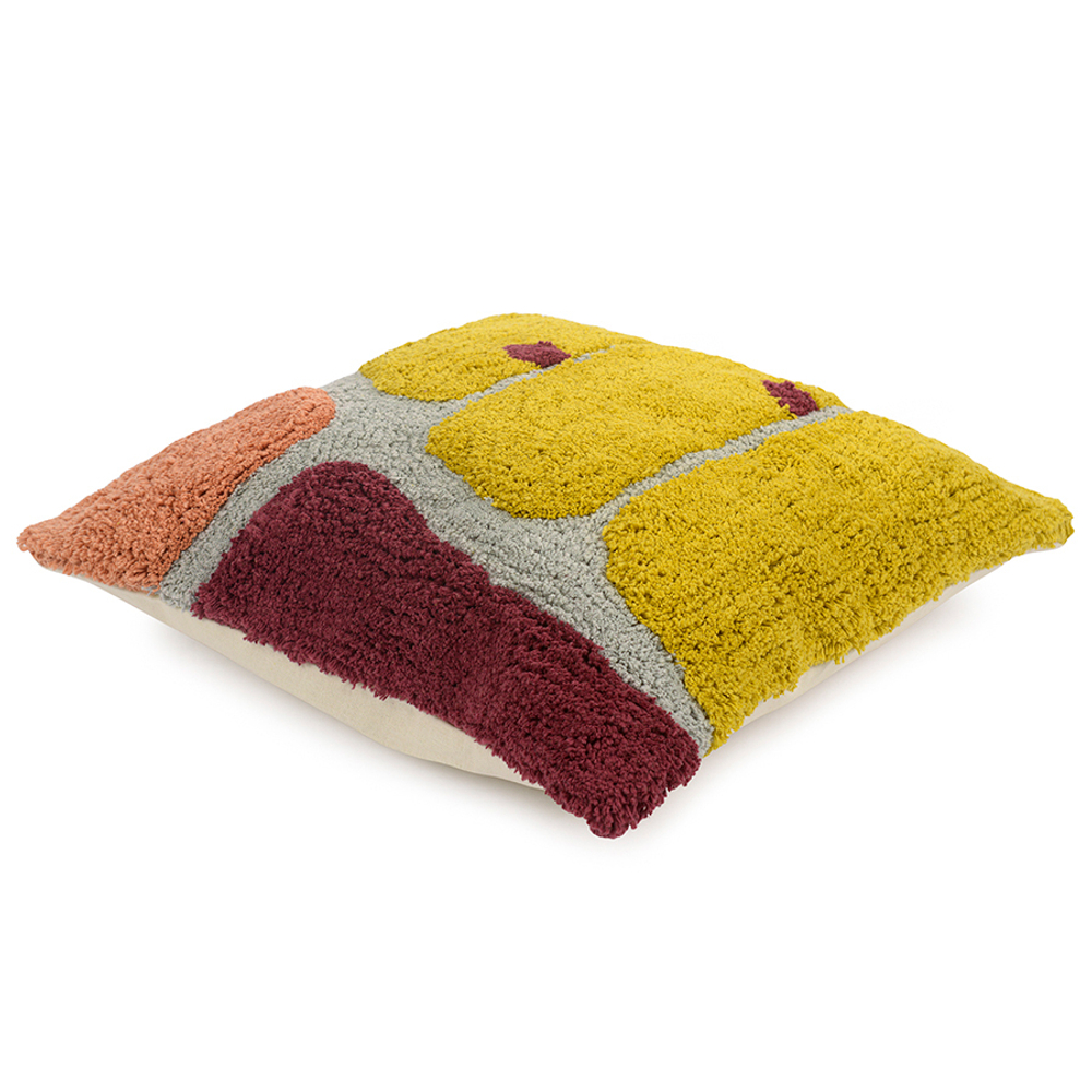 Наволочка декоративная 45х45см Tkano Terra Tea plantation горчичная