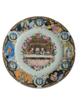 Тарелка декоративная "Тайная вечеря" Япония