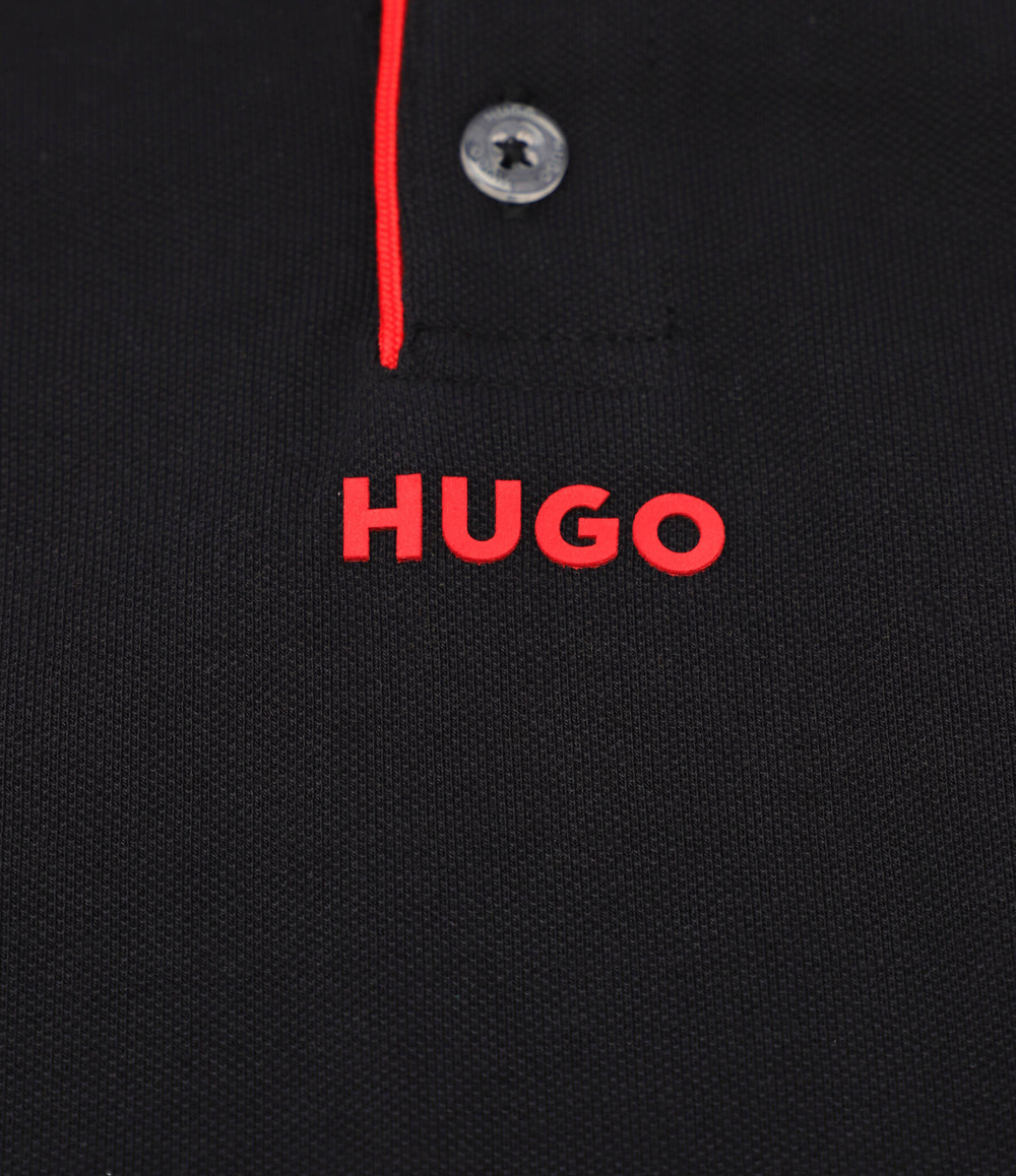 Поло HUGO KIDS - черный(G00015)