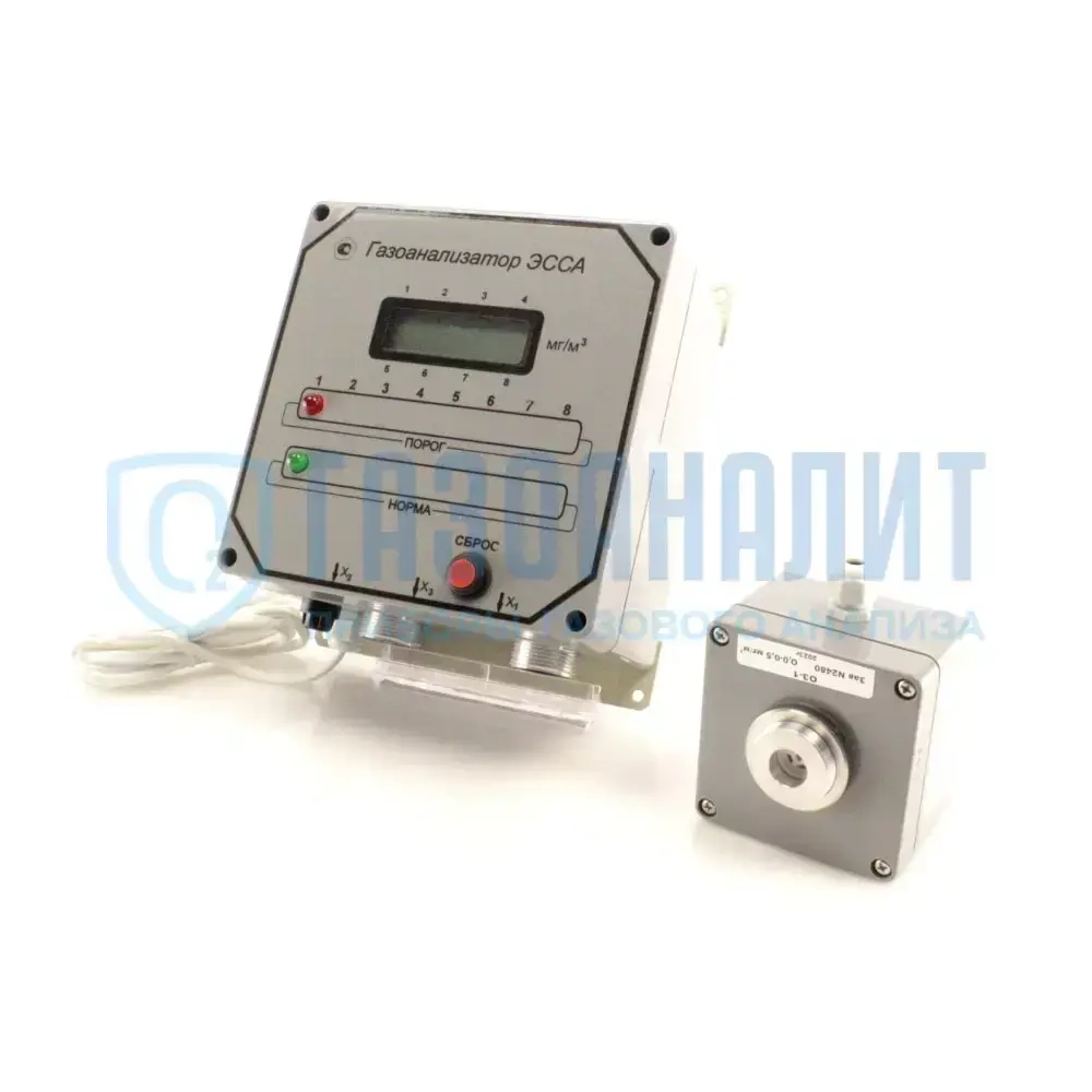 ЭССА-CO/N-CH4/M (исп. БС) газоанализатор оксида углерода и метана многоканальный автоматический общепромышленный стационарный