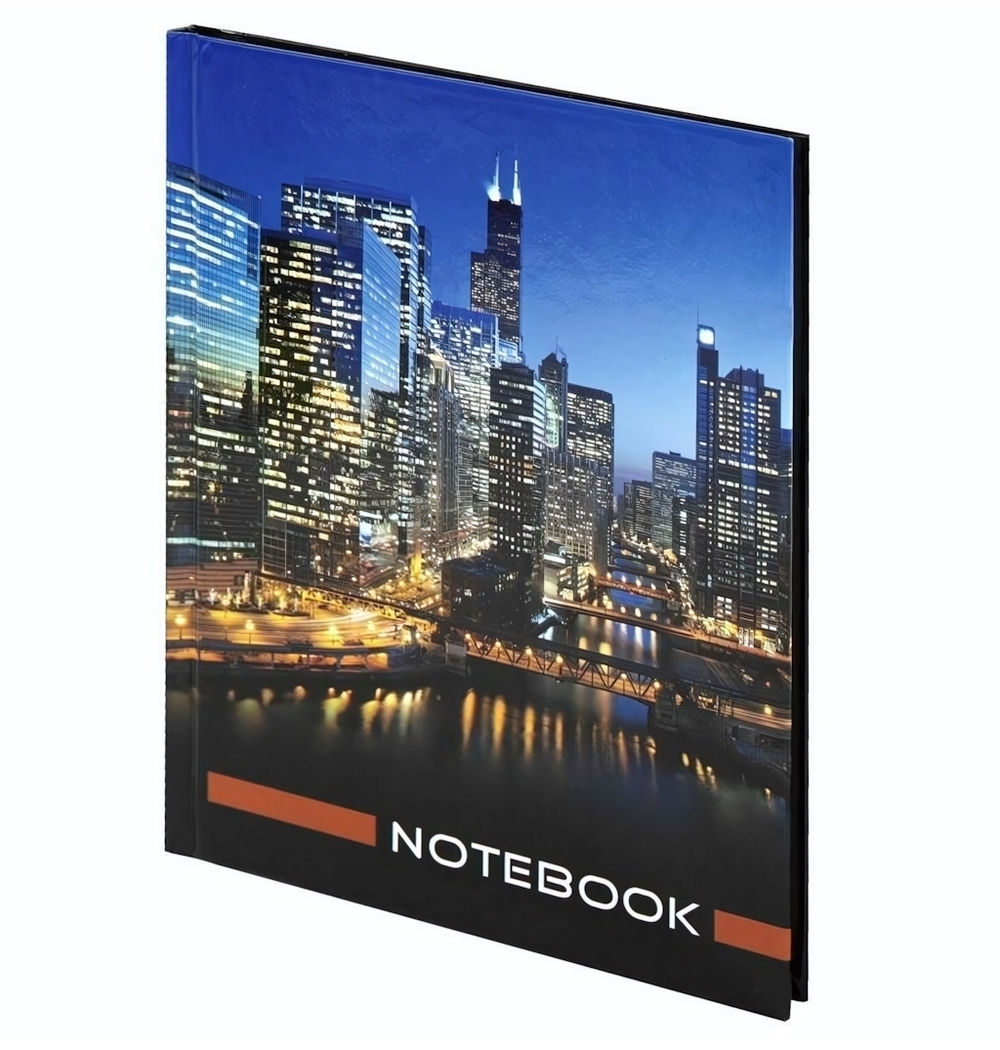 Блокнот А6 80л,клетка,твердый переплет "Офисный"(STAFF)