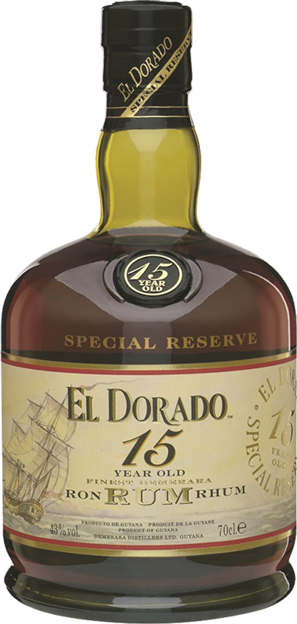 Ром El Dorado Aged 15 Years Special Reserve, 0.7 л