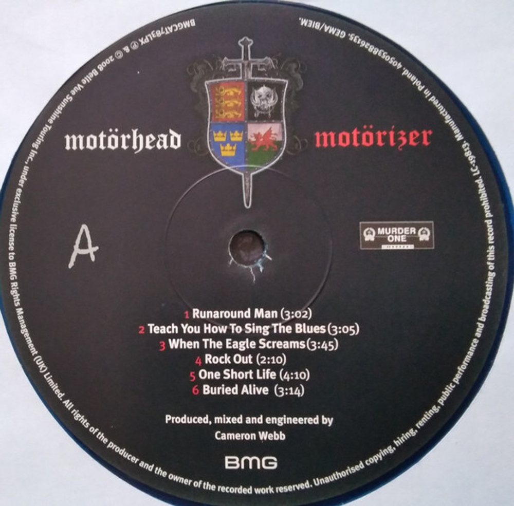 Motorhead / Motorizer (Coloured Vinyl)(LP)