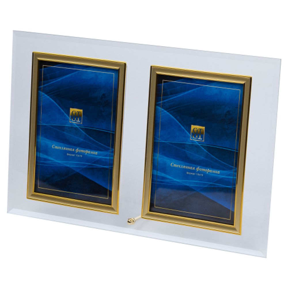 GT 224/-G вертикальная прямая двойная , золото 10х15 | GT