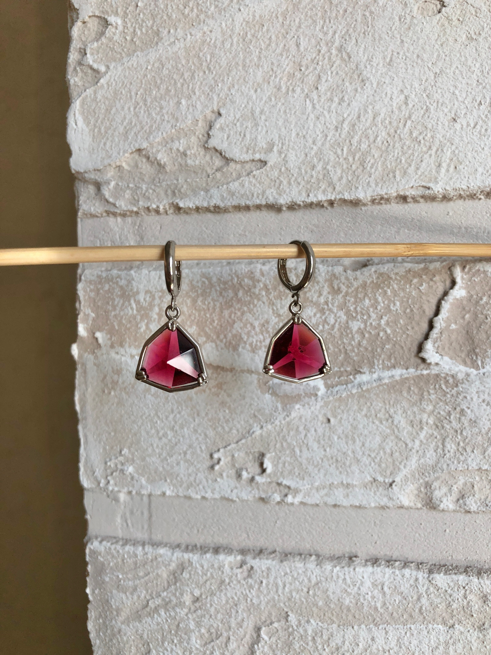 Glam rock 06 Серьги лиловые арт.6462