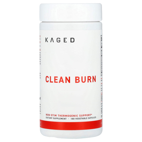 Kaged, Clean Burn, 180 растительных капсул
