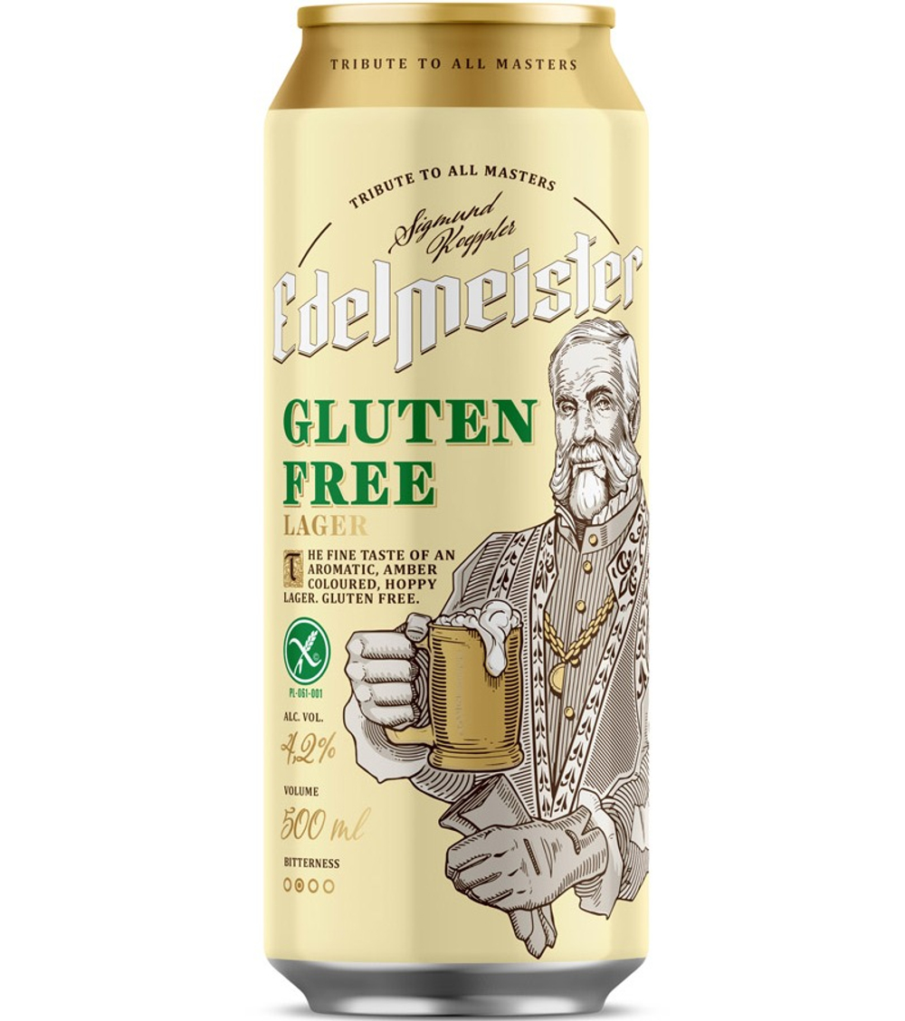 Пиво Edelmeister Gluten free 0,5 л. in can