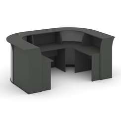 Riva Ресепшен набор вариант №4 А.РН-4 Антрацит 2844*1894*1150