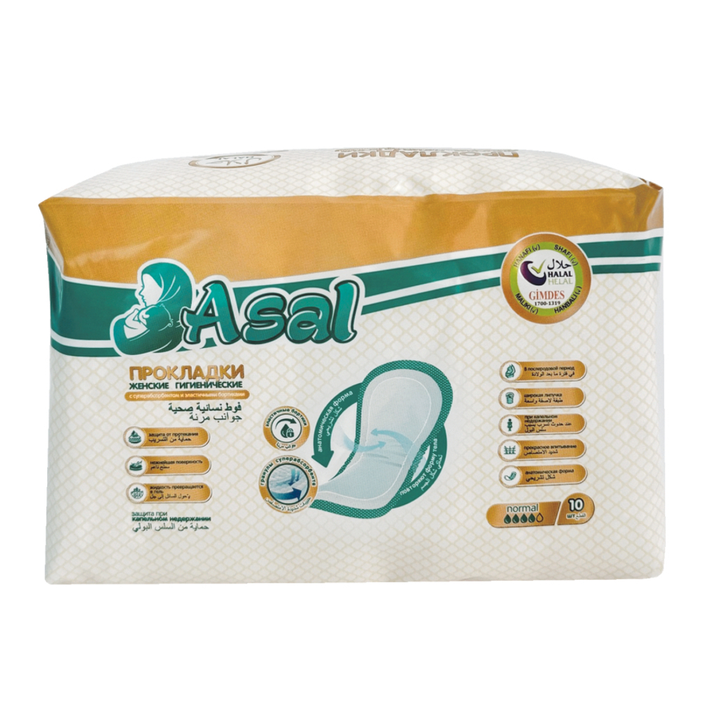 Прокладки женские гигиенические Asal, 15 шт.