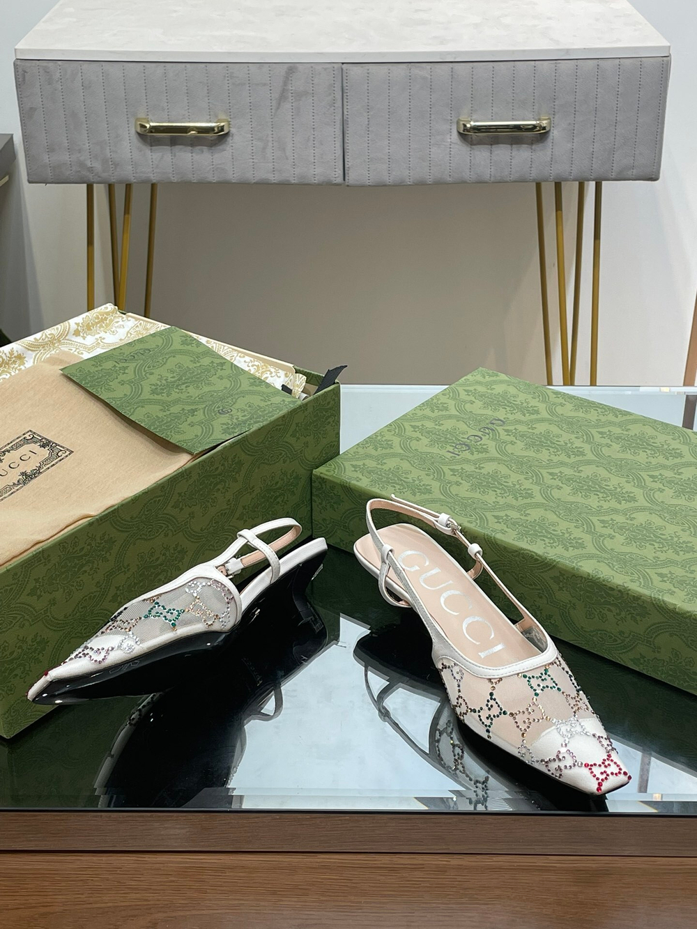 Gucci GG Slingback Pump 3.5 cm