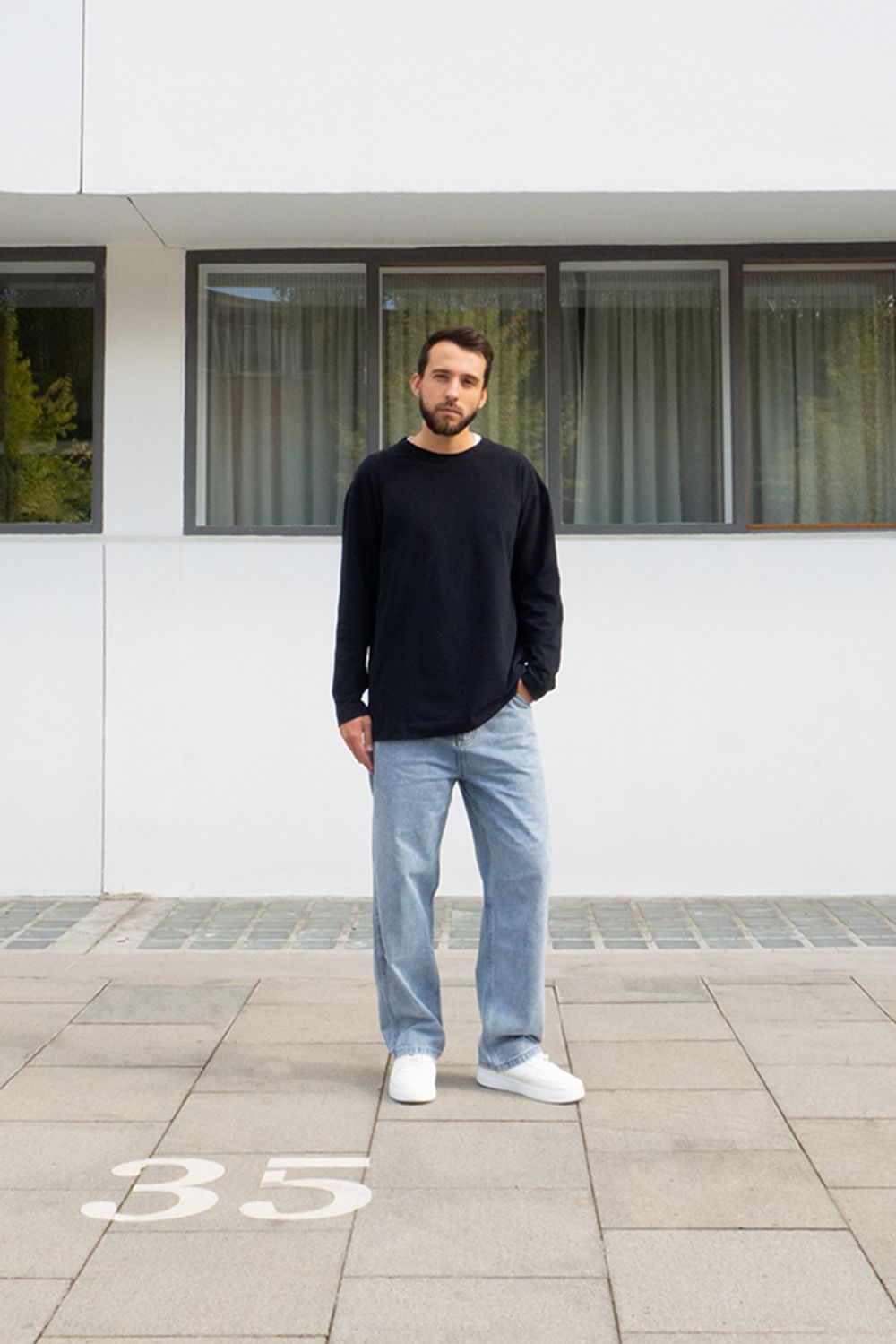 Джинсы Blackbase №4 мужские голубые