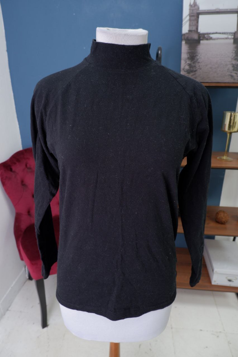 Водолазка черная базовая 50 размер