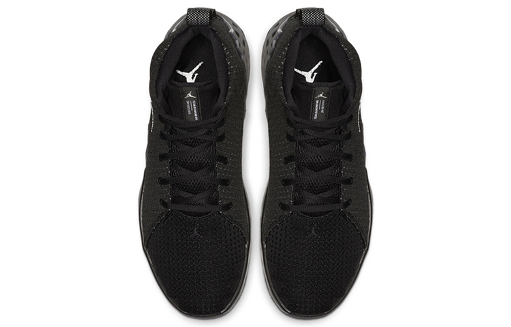 Jordan Jumpman Diamond Mid Black Metallic Silver