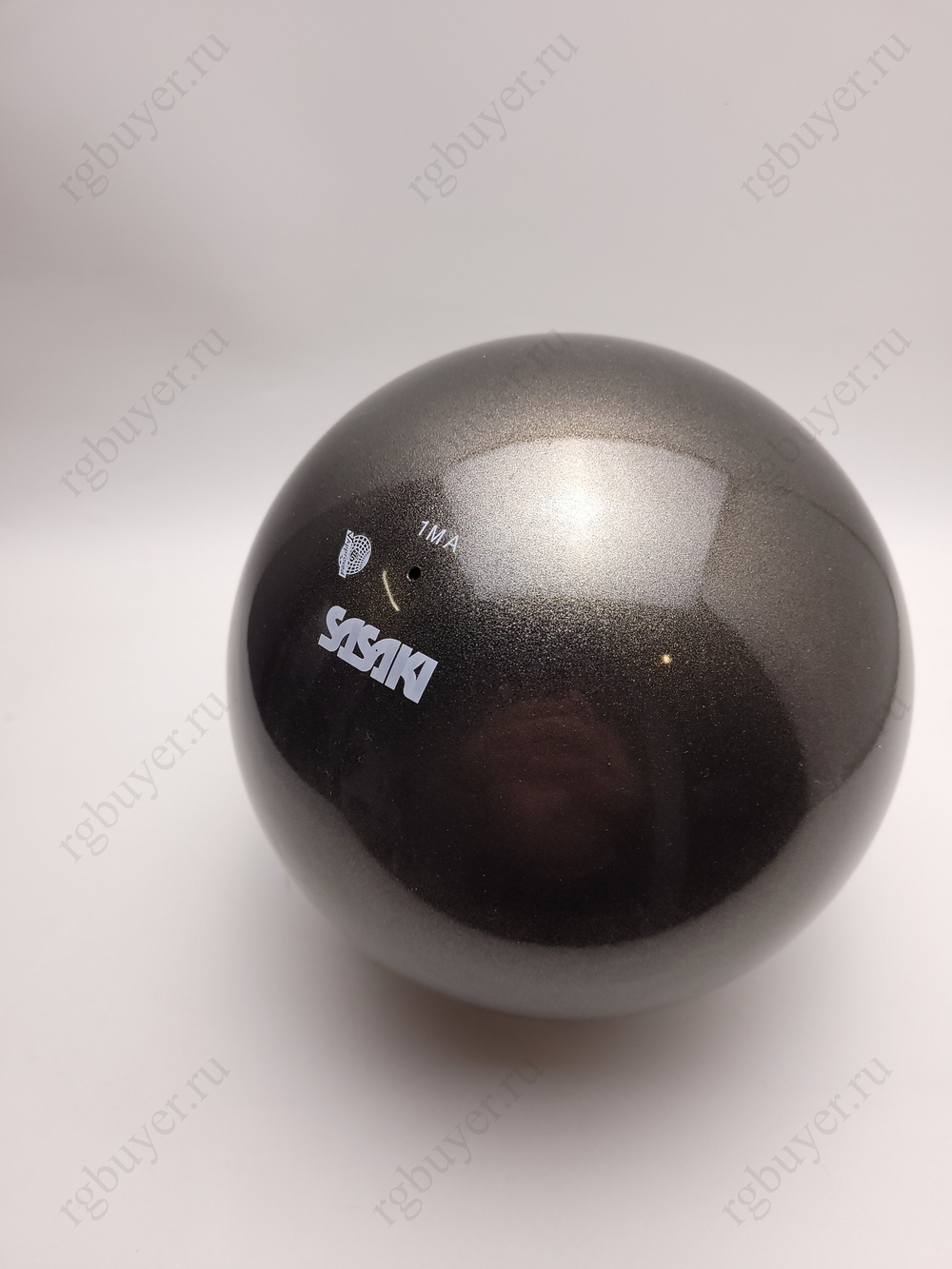 Мяч Sasaki 18,5 см серия "Металлик" Черный драгоценный GMB (Gem Black)