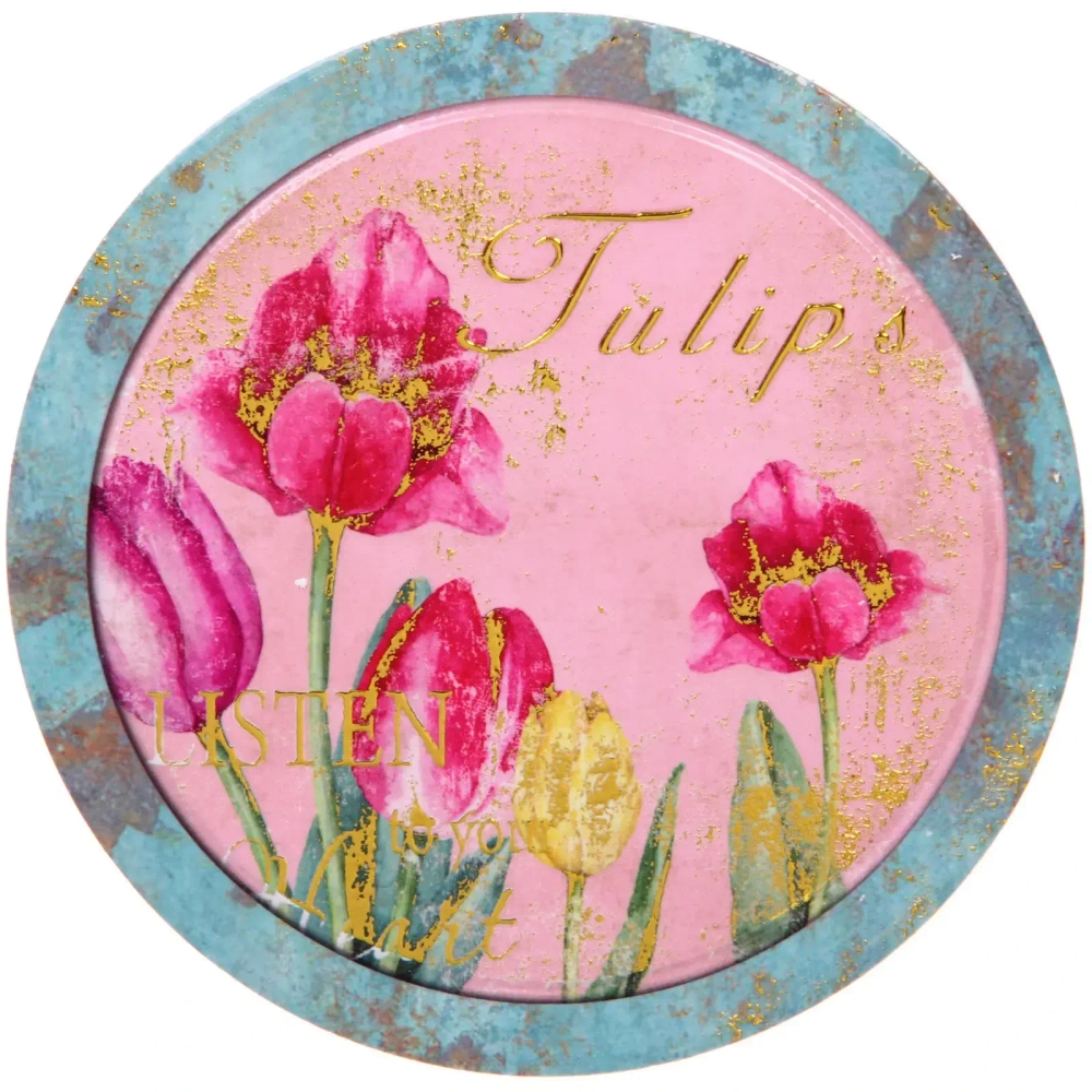 Подставка керамическая 18 см «Тюльпаны»