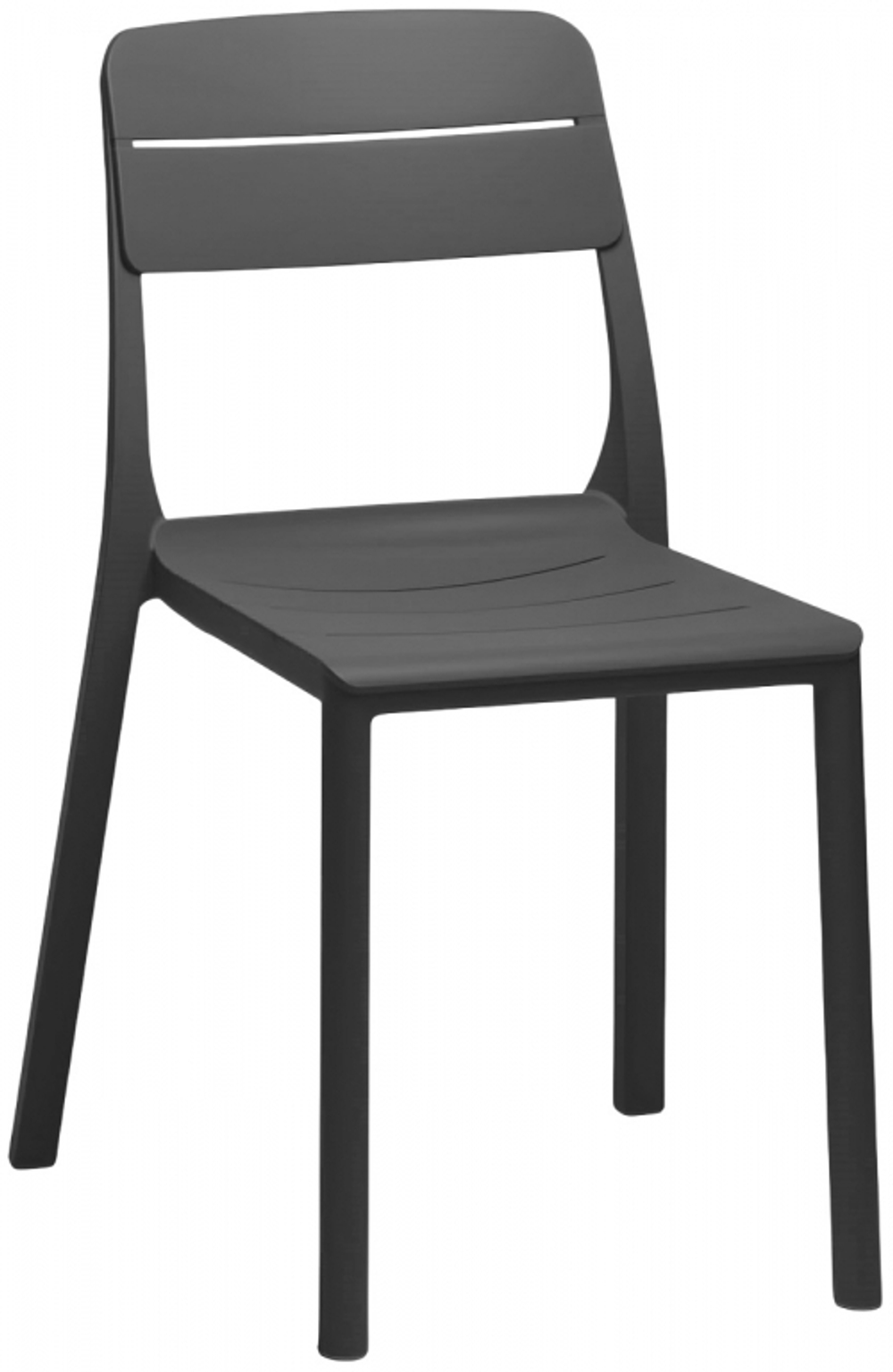 Стул пластиковый Nardi Cassia Bistrot, антрацит