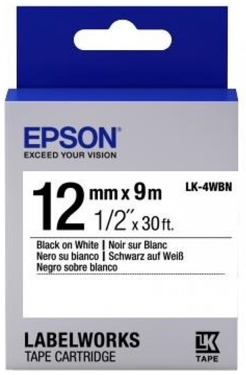 Картриджи Epson LK4WBN черный