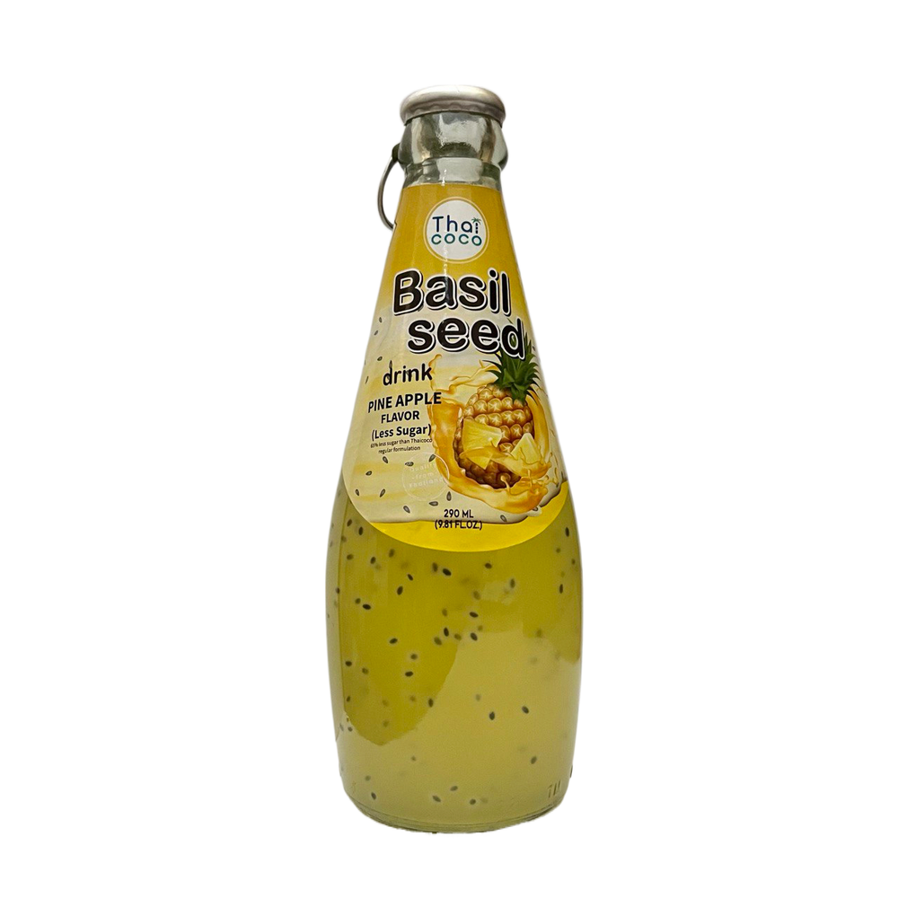 Напиток из семян базилика Thai Coco Basil Seed Pineapple со вкусом ананаса 290 мл