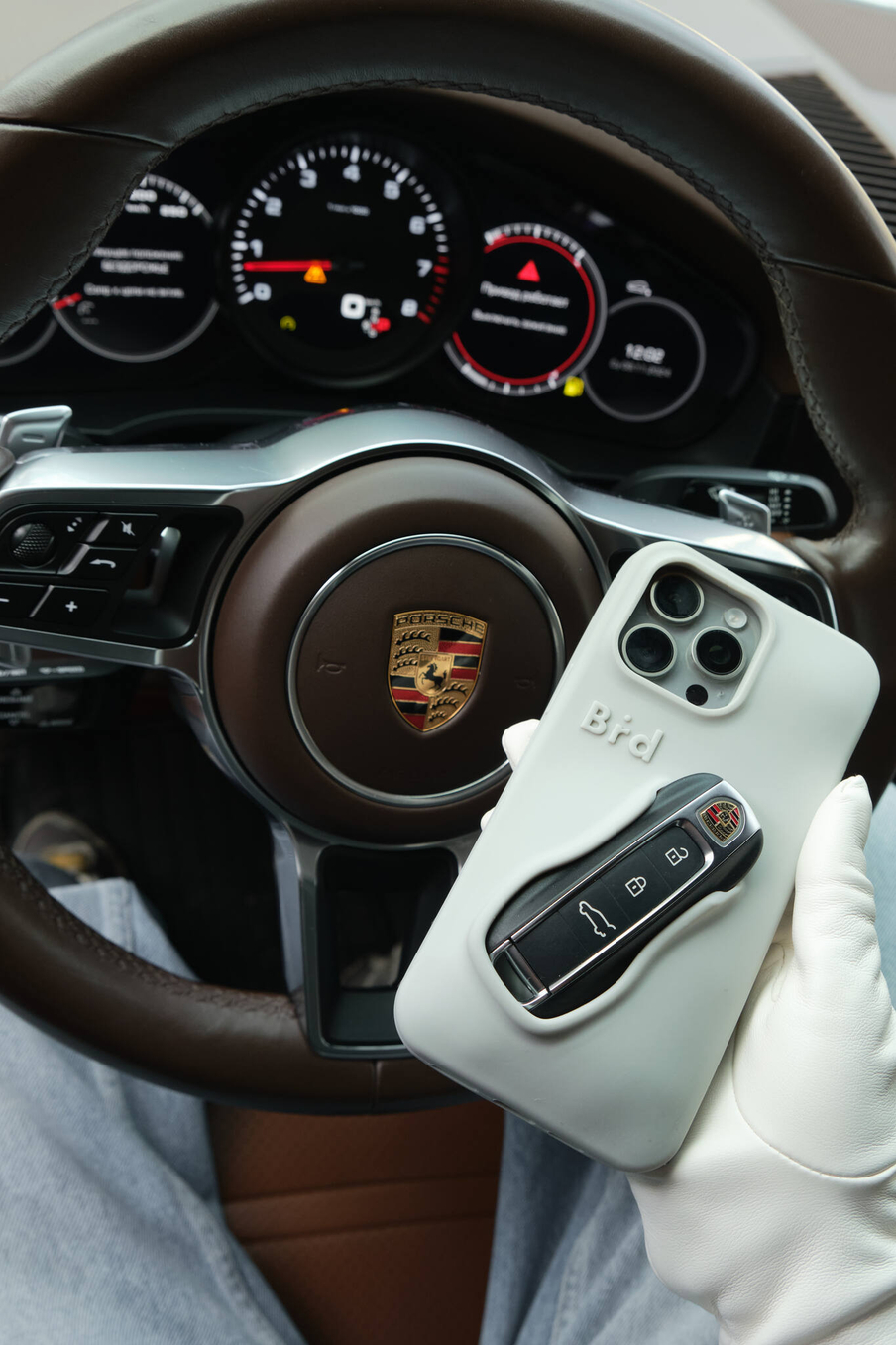 Чехол на Iphone Porsche Gray