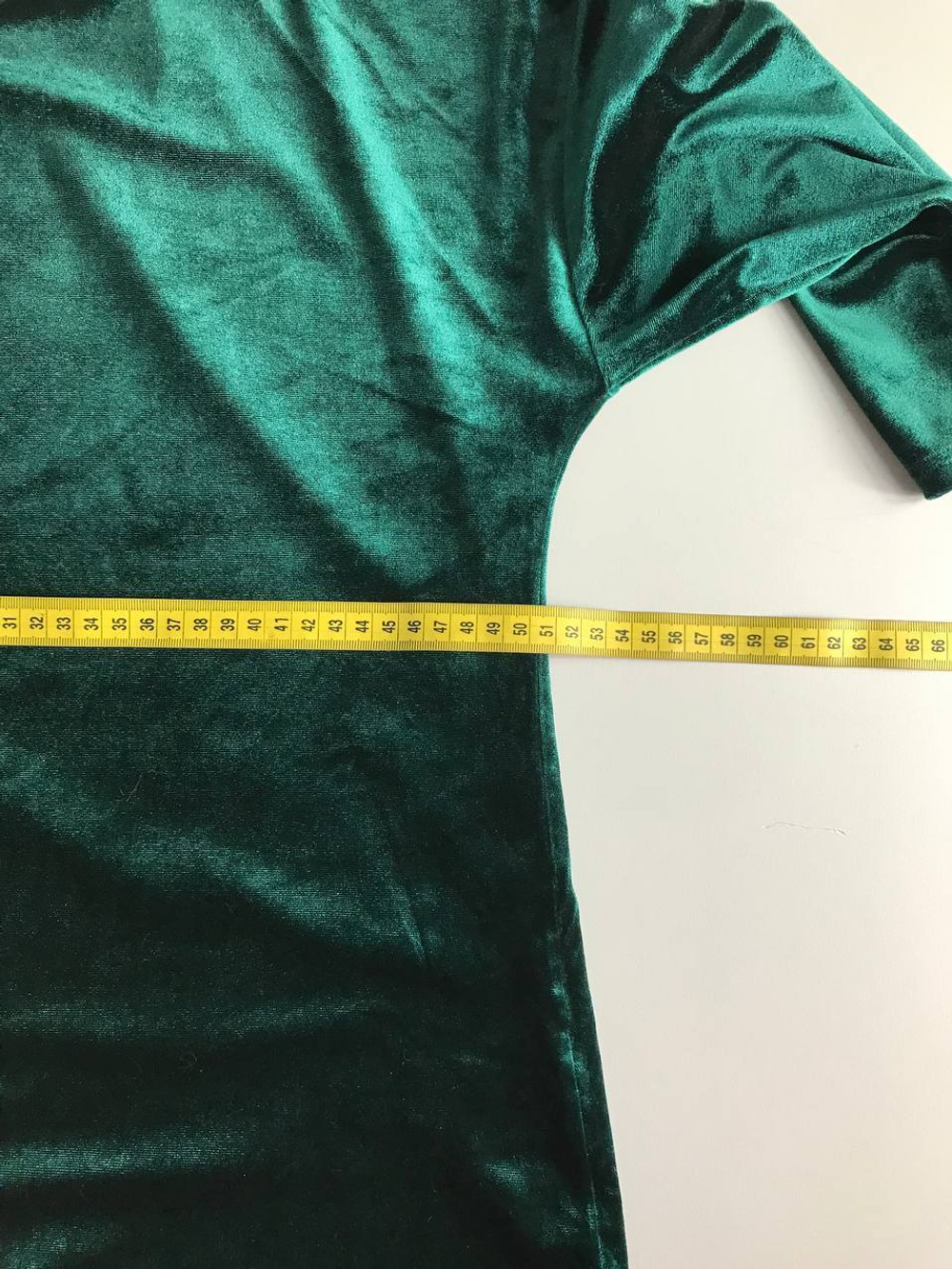 Блузка бархатистая, визуально на 50 размер