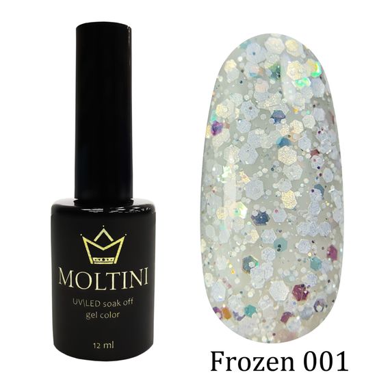 Гель-лак Moltini FROZEN 001, 12 ml