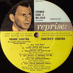 Frank Sinatra ‎– Sinatra's Sinatra : A Collection Of Frank's Favorites (Англия 1963г.)