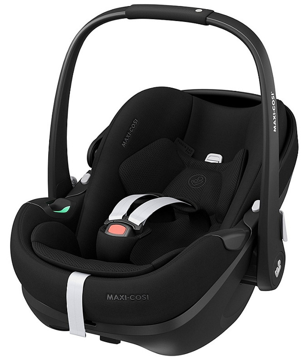 Детская коляска Maxi-Cosi Fame 3 в 1 с автокреслом Pebble 360 Pro Twillic Black/Черный