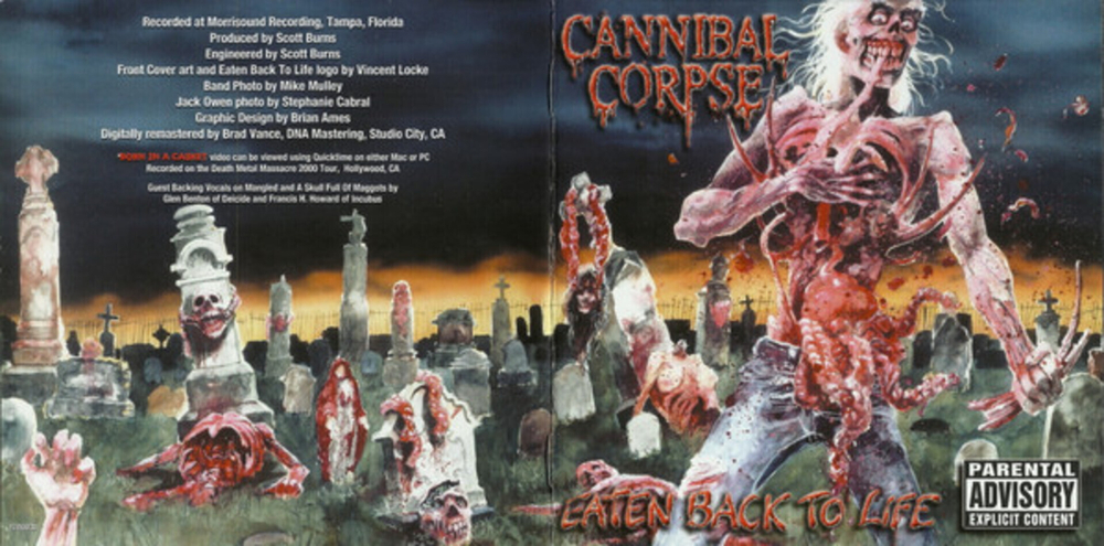 Cannibal Corpse / Eaten Back To Life (RU)(CD)
