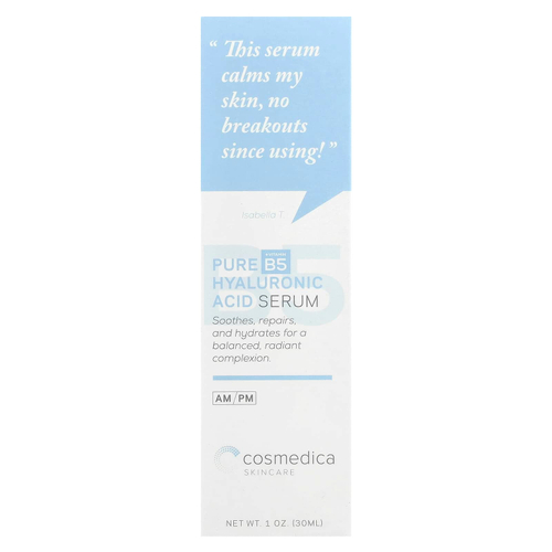 Cosmedica Skincare, Сыворотка с чистой гиалуроновой кислотой и витамином B5, 30 мл (1 унция)