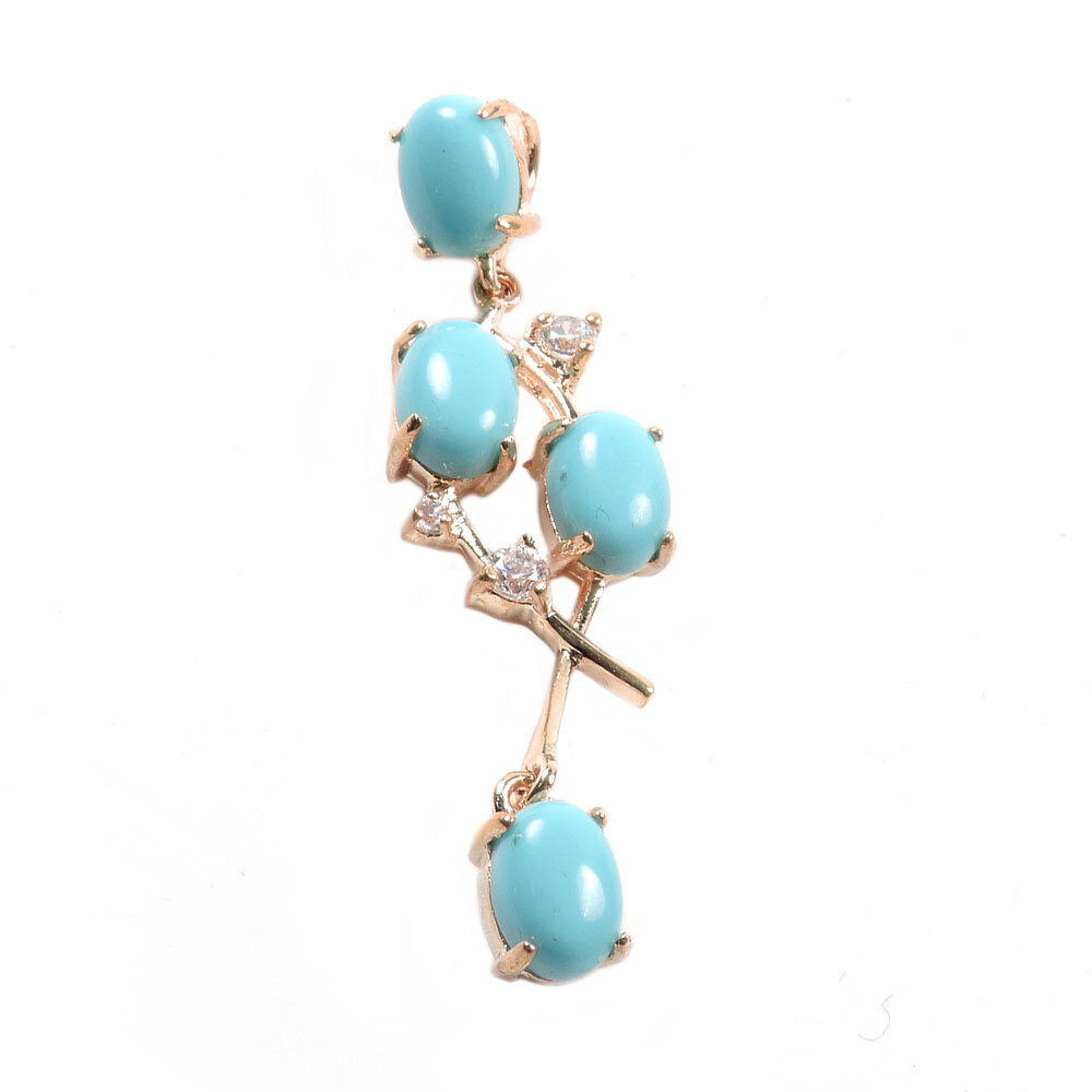 Кулон "Золотко" бирюза