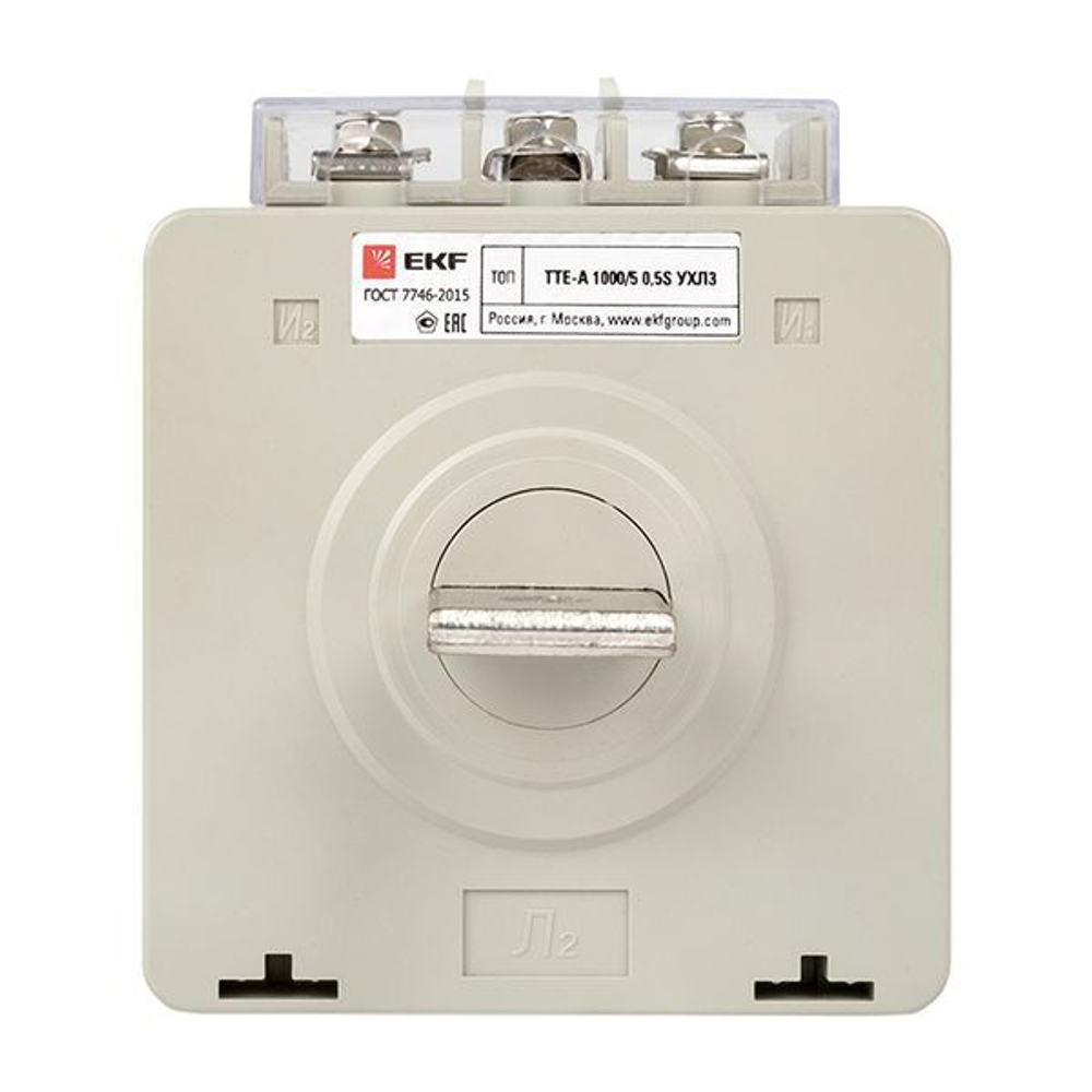 Трансформатор тока ТТЕ-A-1000/5А с клеммой напряжения класс точности 0,5 EKF PROxima