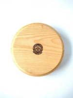 Тарелка деревянная из массива кедра