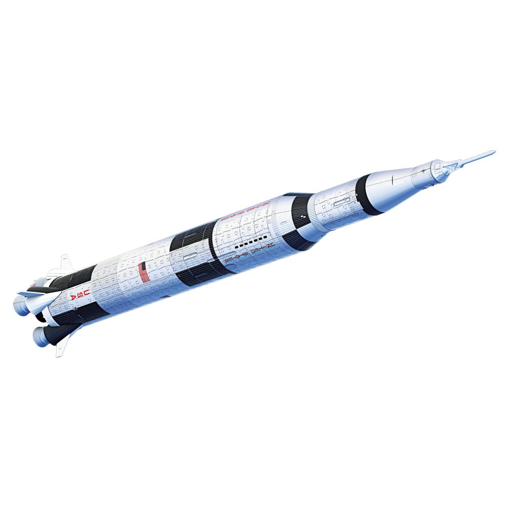 Пазл 3D Ravensburger 115457 Ракета Apollo Saturn V 504 элемента 115457 — фото 2