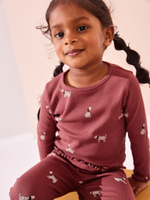 Лонгслив для девочки Next 168-412, Бордовый
