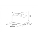 Вытяжка встраиваемая Bertazzoni KIN86MOD1XB