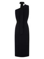 midi dress with a choker