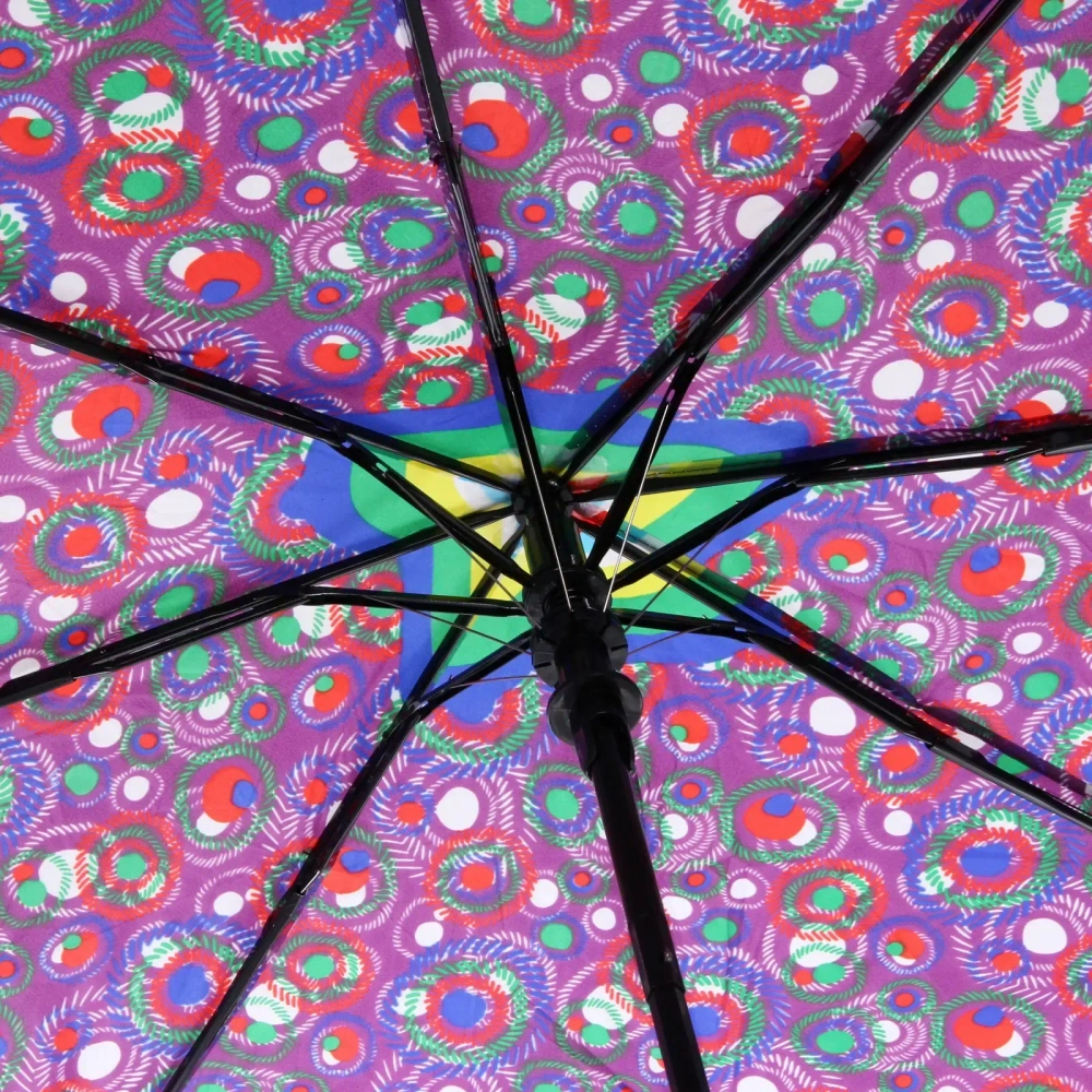 Зонт женский полуавтомат «Кланти», микс 6 цветов, 8 спиц, d-100см, длина в слож. виде 30см