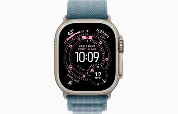 Умные часы Apple Watch Ultra 3, 49 мм, Natural Titanium Light Blue Alpine Loop M