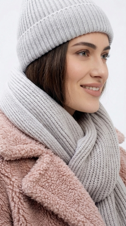 Шарф Ш541-33 св.серый