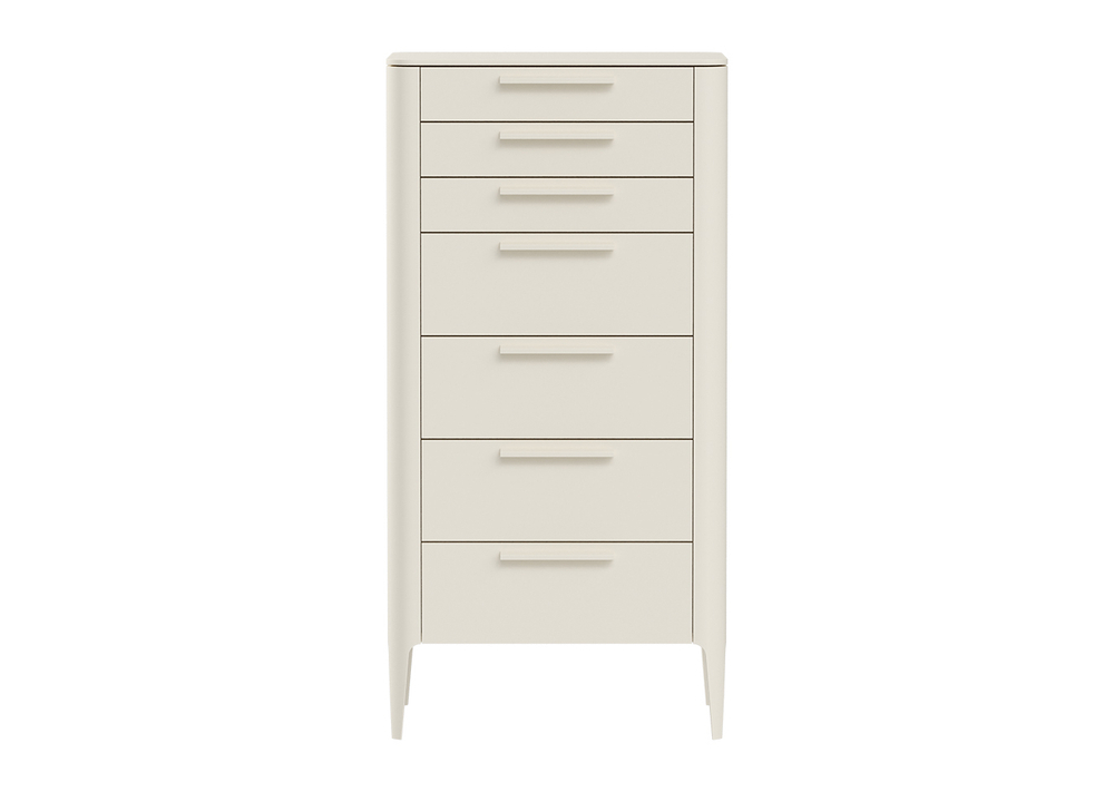 Комод Type высокии? 7 ящиков (молочный)