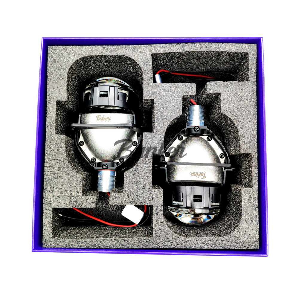 Светодиодные линзы Bi-Led модули TaKiMi Integra Classic  2.5" 6000K 12V