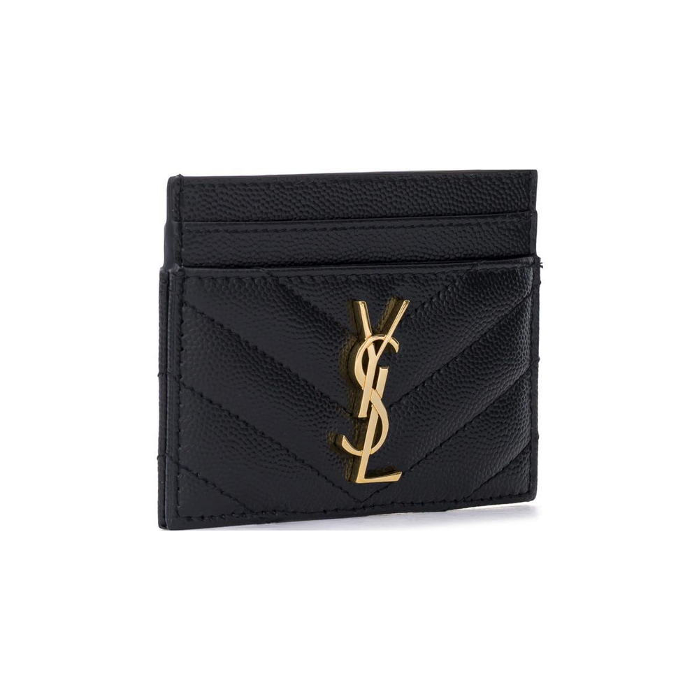 Картхолдеры и кошельки SAINT LAURENT YSL CASSANDRE, 423291-BOW01-1000