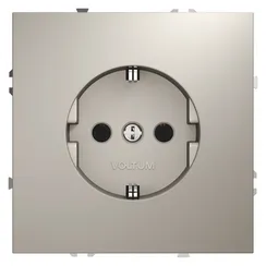 Розетка встраиваемая VOLTUM S70 с заземлением 16А, (кашемир) vls040103