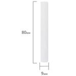 Мел белый BRAUBERG, АНТИПЫЛЬ, набор 10 шт., круглый, 223548