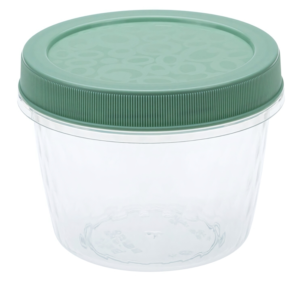 Емкость для продуктов с завинчивающейся крышкой РОЛЛ 0,55л микс (разноцветный) М1473