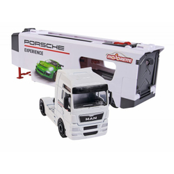 Majorette - Комплект Mobile Center Truck MAN TGX + 2 автомобиля Porsche 2 053 304
