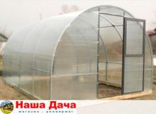 Теплица Усиленная &quot;Стандарт Делюкс&quot; 3х4 метра (каркас + поликарбонат 4 мм) магазин Наша Дача