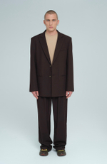 Брюки широкие | brown