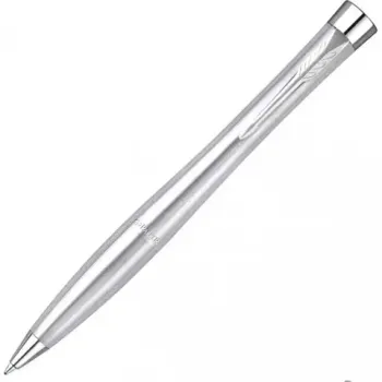 Ручка шариковая Parker Urban Core Metro Metallic CT с черным стержнем (2150860)